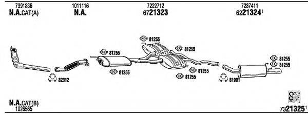 WALKER FO60433 Система випуску ОГ