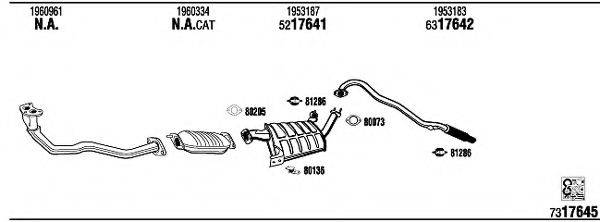 WALKER FO76007 Система випуску ОГ