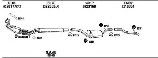 WALKER FOK18303B Система випуску ОГ