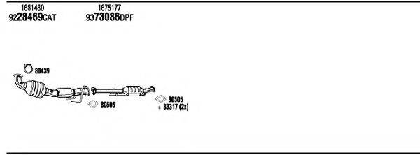 WALKER FOK24451BB Система випуску ОГ