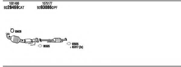 WALKER FOK24463BA Система випуску ОГ