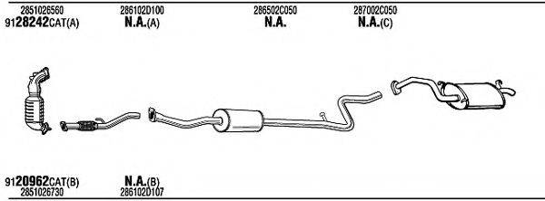 WALKER HYH18844A Система випуску ОГ