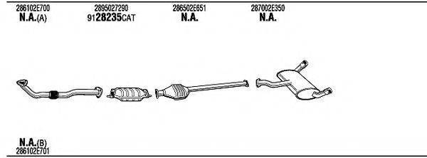 WALKER HYH19624A Система випуску ОГ