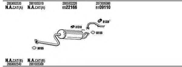 WALKER HYH22943B Система випуску ОГ