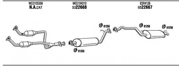 WALKER LR60124 Система випуску ОГ