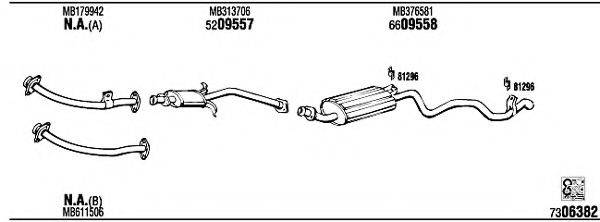 WALKER MI65511A Система випуску ОГ