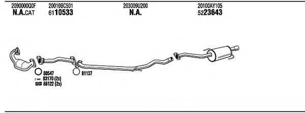 WALKER NIH11178A Система випуску ОГ