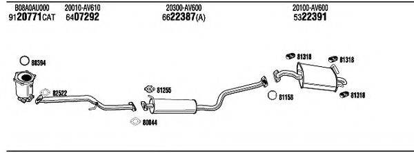 WALKER NIH16591A Система випуску ОГ