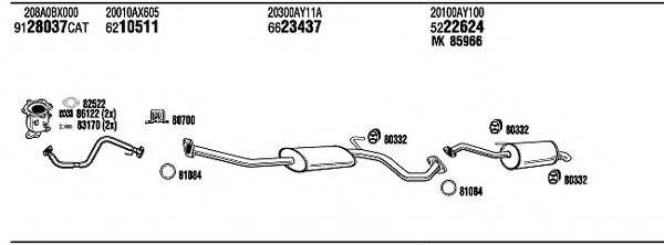 WALKER NIH17158AB Система випуску ОГ