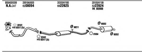 WALKER NIH17159A Система випуску ОГ