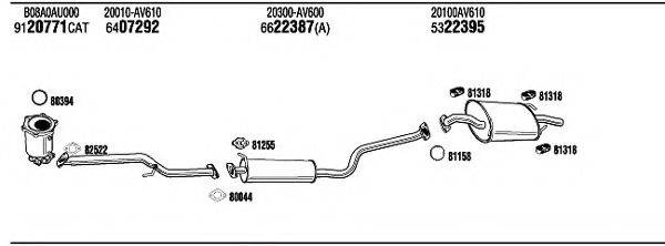 WALKER NIH20403A Система випуску ОГ