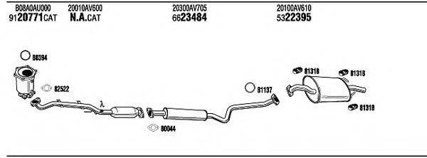 WALKER NIH20403B Система випуску ОГ