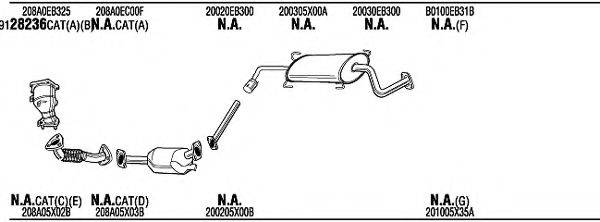 WALKER NIH56223AA Система випуску ОГ