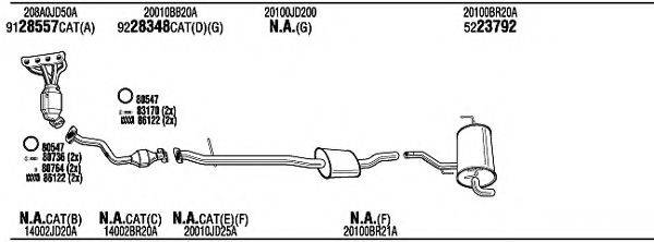 WALKER NIK11140A Система випуску ОГ