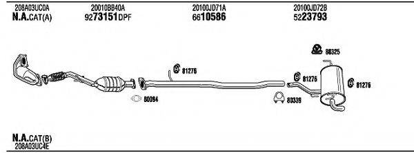 WALKER NIK22942DB Система випуску ОГ