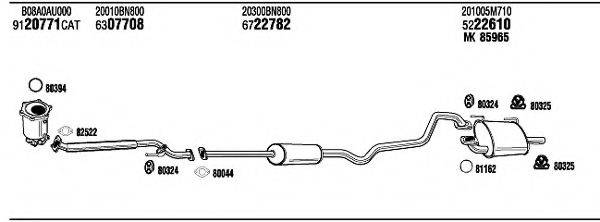 WALKER NIT17242 Система випуску ОГ