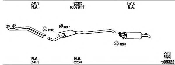 WALKER OP40037B Система випуску ОГ