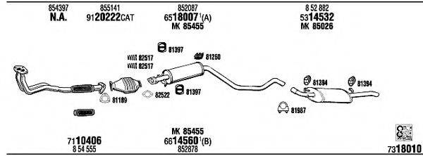 WALKER OP55133A Система випуску ОГ