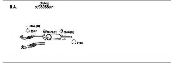 WALKER OPH09249A Система випуску ОГ