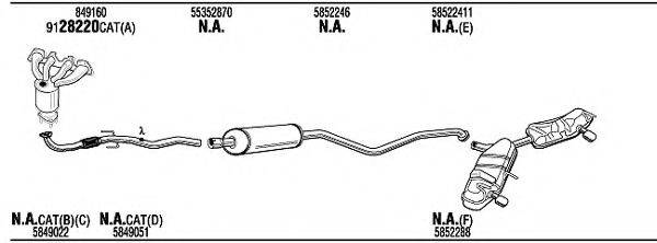 WALKER OPH17650 Система випуску ОГ