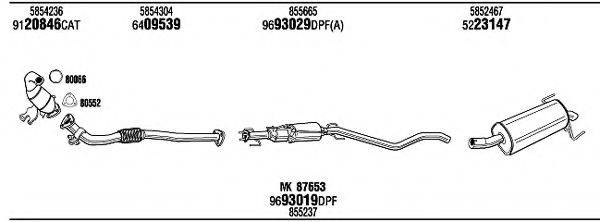 WALKER OPH18080BC Система випуску ОГ