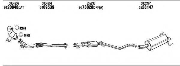 WALKER OPH18245BD Система випуску ОГ