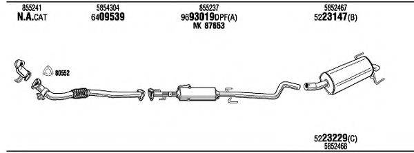 WALKER OPH19464CA Система випуску ОГ