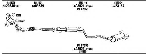 WALKER OPK18689BA Система випуску ОГ