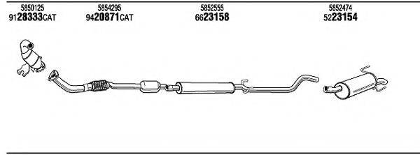 WALKER OPK18691A Система випуску ОГ