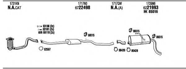 WALKER PEH07977AF Система випуску ОГ