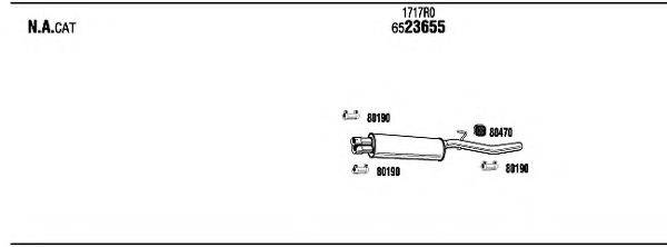 WALKER PEH16668 Система випуску ОГ