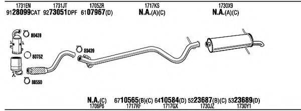 WALKER PEH24533AD Система випуску ОГ