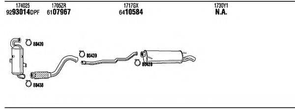 WALKER PEH33871BC Система випуску ОГ