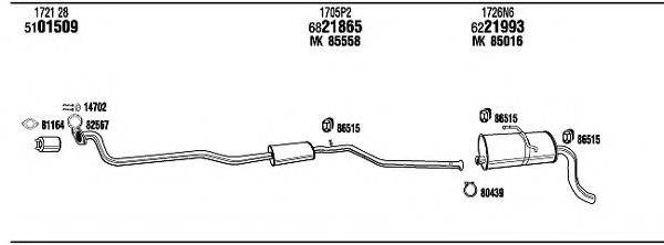 WALKER PET07978B Система випуску ОГ