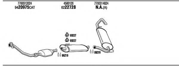 WALKER RE94130A Система випуску ОГ