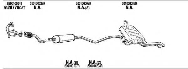 WALKER REH26648 Система випуску ОГ