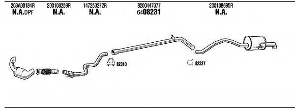 WALKER REK31536B Система випуску ОГ