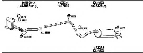 WALKER SKH23169BB Система випуску ОГ