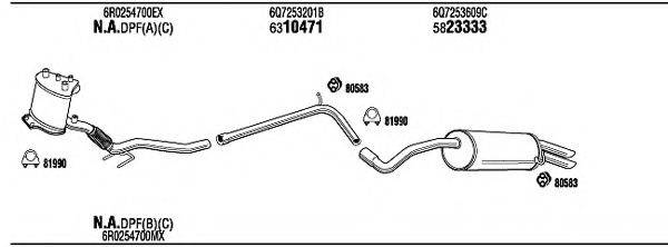 WALKER SKH33321 Система випуску ОГ