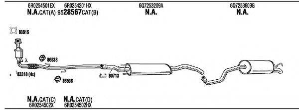 WALKER SKK33313A Система випуску ОГ