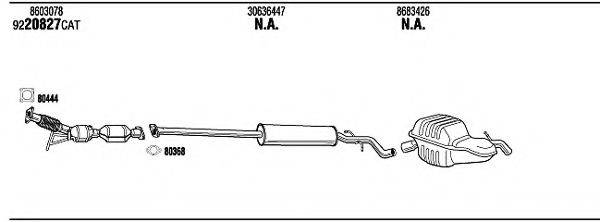 WALKER VOH11066C Система випуску ОГ