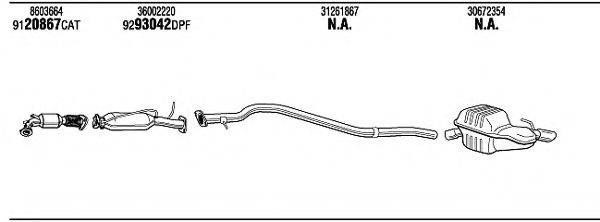 WALKER VOH33821A Система випуску ОГ