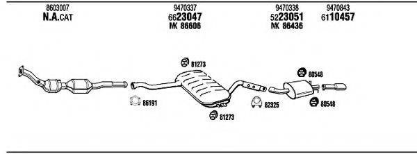 WALKER VOT14441B Система випуску ОГ