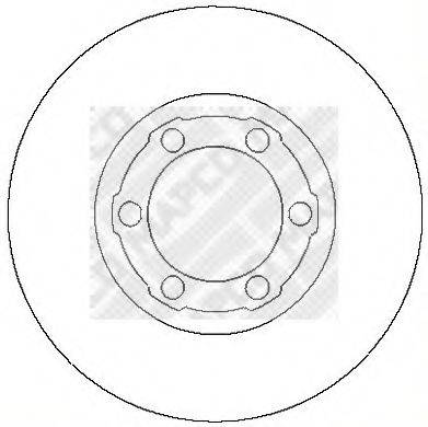 MAPCO 15250 гальмівний диск