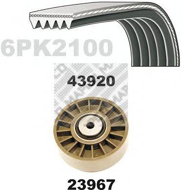 MAPCO 23922 Полікліновий ремінний комплект