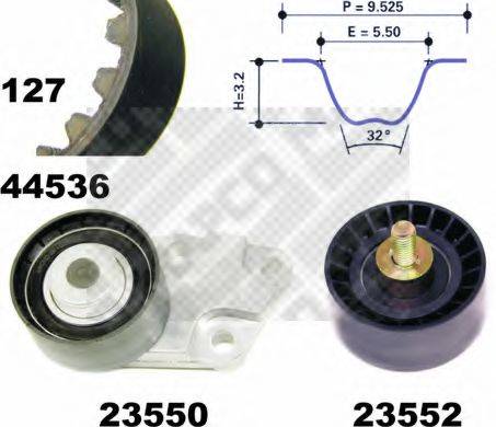 MAPCO 73536 Комплект ременя ГРМ