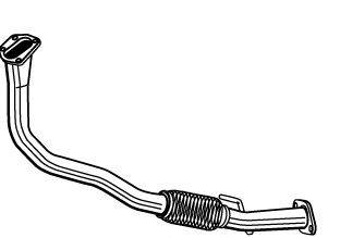 FONOS 07643 Труба вихлопного газу