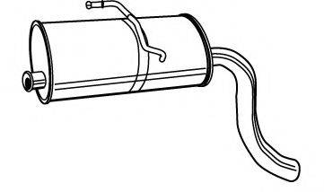 FONOS 613993 Глушник вихлопних газів кінцевий