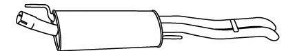 FONOS 616883 Глушник вихлопних газів кінцевий