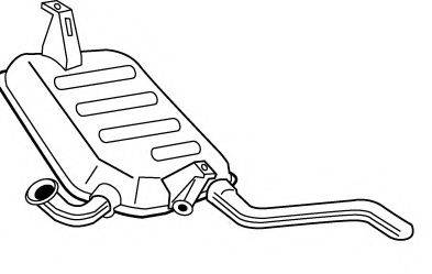 FONOS 611709 Глушник вихлопних газів кінцевий